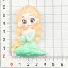 Luminous Mermaid Princess Resin Accessories: DIY Cream Glue Hair Clip & Magnet Material