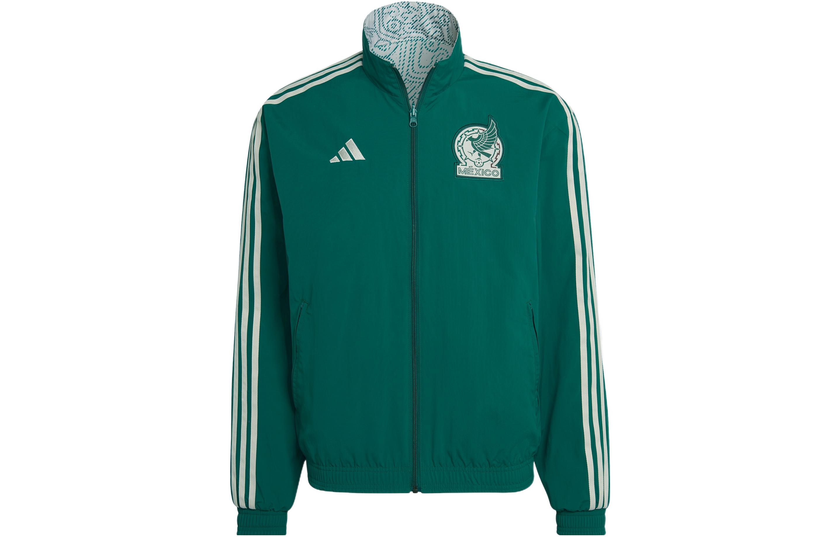 Adidas Jackets Men s Green Stand Collar Moderate Other HF1439 L