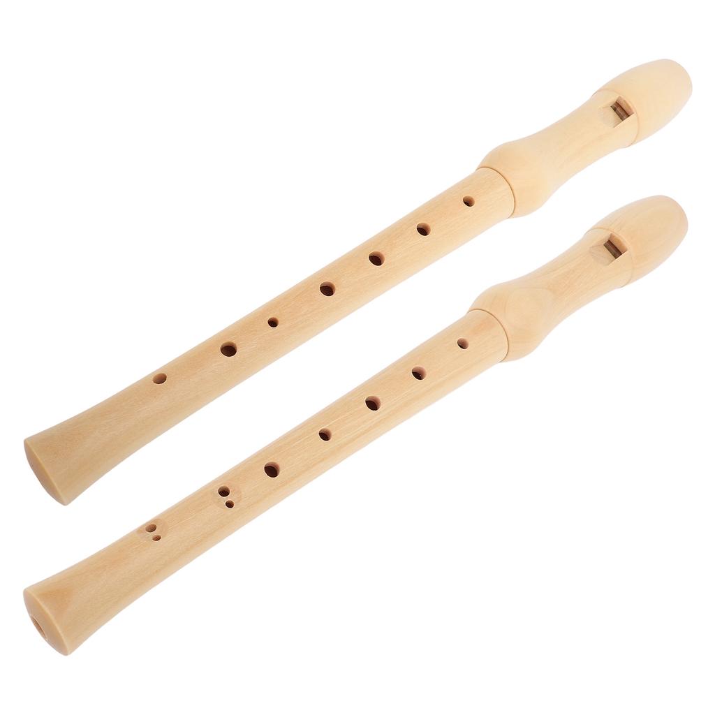 Soprano Recorder 8 Holes C Key Maple Wood Recorder Instrument for Children Beginner