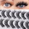 9 Pairs Of Imitation Mink Thick False Eyelashes Daily Natural Eyelashes Simulation Curled Eyelashes