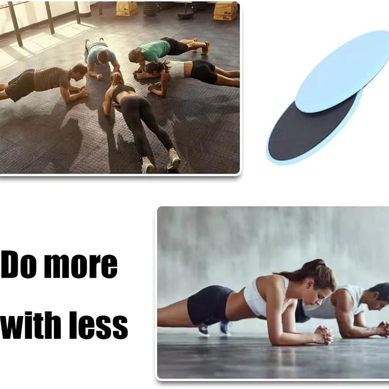 2Pcs Solid Color Yoga Sliding Discs, Yoga Fitness Foot Sliding Pads, Workout Equipment for Abdominal Core Training, Body Shaping