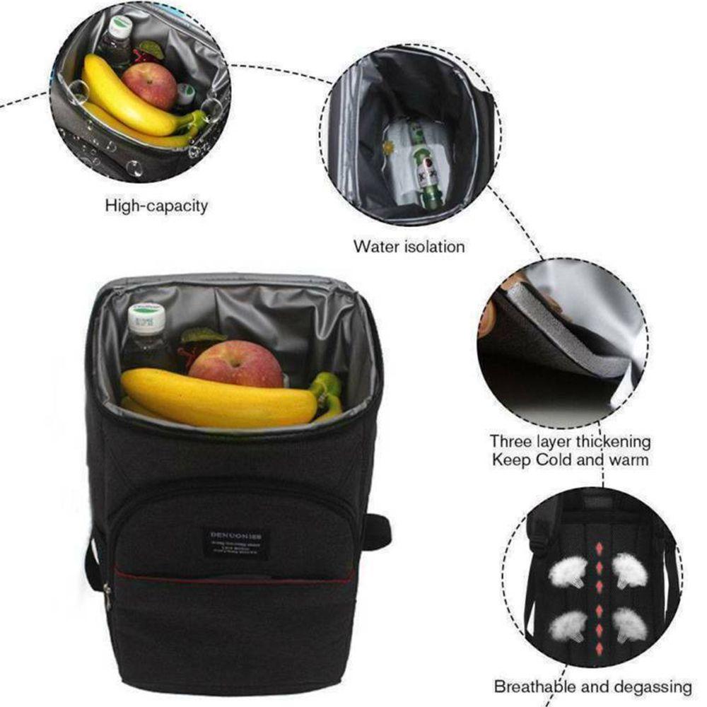 Camping Large Insulated Waterproof Thickened Lunch Bags Ice Picnic Bag Thermal Backpack Cooler Bag