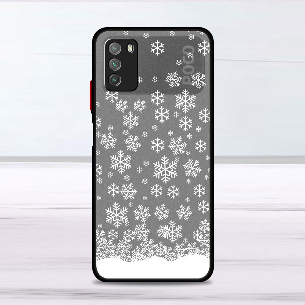 Merry Christmas Case For Xiaomi Mi Poco X3 NFC M3 11 10 12 9T 11T 10T Pro Note 10 Lite Matte Hard Phone Covers