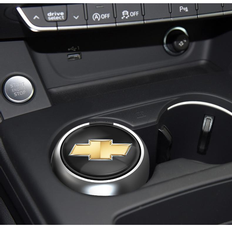 For Chevrolet Spark Captiva Cruze Tracker Orlando Trax Epica Car Ashtray LED Light Portable Detachable Ashtray Auto Interior