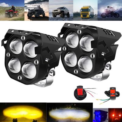 2pcs 80W LED Spotlight Round Work Light Bar Spotlight Off Road Driving Fog Light Bright 8000LM Light for Truck Car ATV SUV ATV Jeep Boat