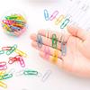 120Pcs/Box Multicolor Paper Clip Metal U-shaped Buckle New Tickets Photo Binder Clips