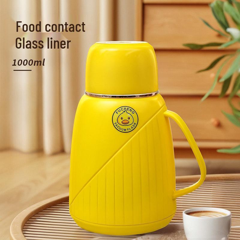 

Portable Mini Insulated Thermos: Small Hot Water Kettle & Warm Bottle for Home & Office 1000ML