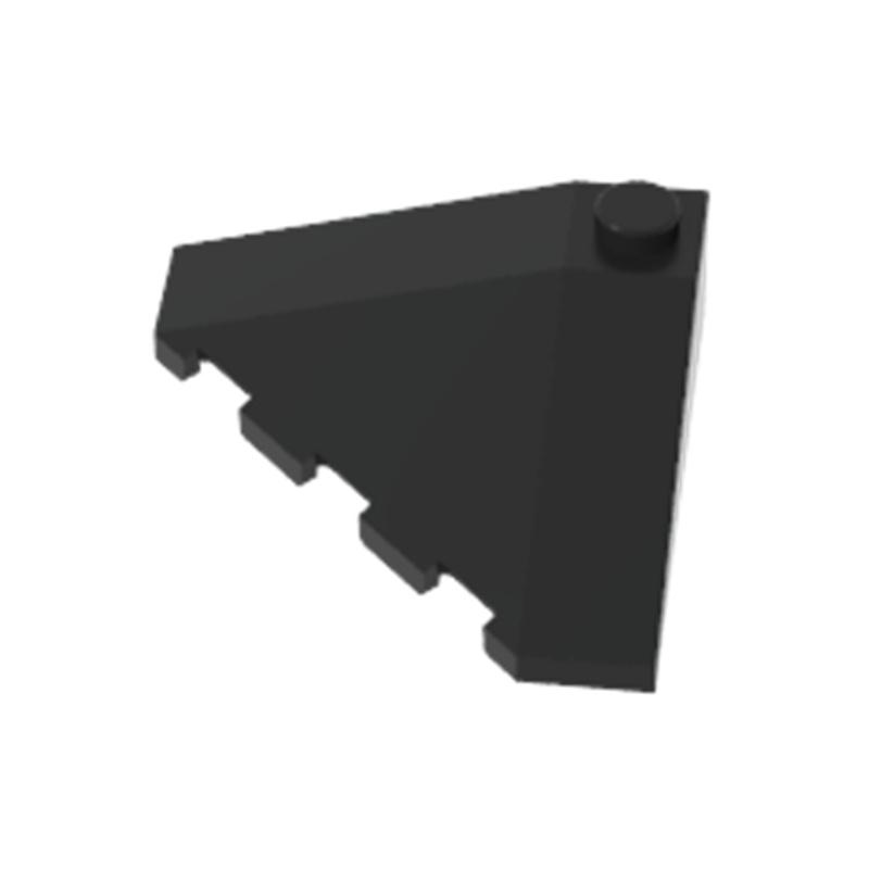 

Lot 43708 Wedge 4x4 Slope 18 Corner Toys For Technical Buildings Blocks Gift Compatible Accessories Parts Base Board DIY MOC 10PCS чорний