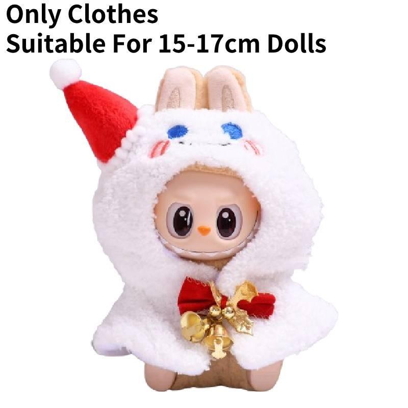 

Christmas Reindeer Snowman Plush Clothes Pendant Shawl Clothing No Dolls белый