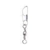 Pin Connector Interlocking Snap Fishing Connector Fishing Swivels Solid Ring Metal Connector