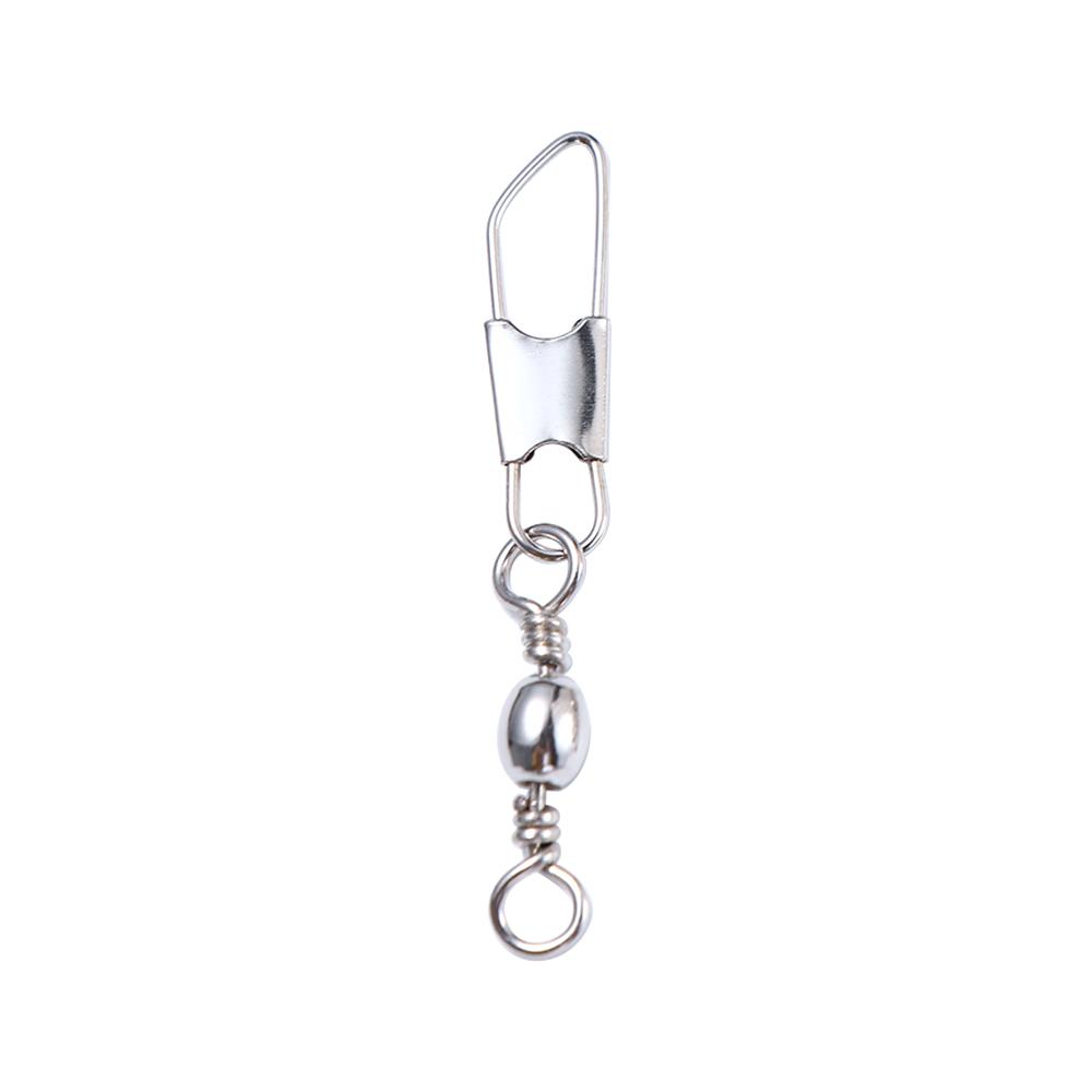 Pin Connector Interlocking Snap Fishing Connector Fishing Swivels Solid Ring Metal Connector