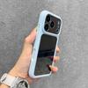 Turn to 17 Transparent Candy Color Frame DIY Phone Case For iPhone 17 Pro Max Air 11 13 14 12 15 Pro 16 Plus Acrylic Back Cover