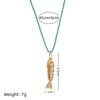 Vergoldete Fisch-Anhänger-Halskette für Damen, Kleinfisch mit Diamanten besetzt, Kreativer Tierschmuck, Modische Halskette Geschenk
