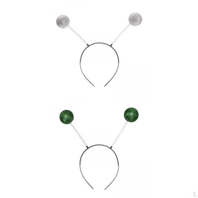 2x nowość opaski na głowę Alien nakrycia głowy parady wydajność Cosplay Hairhoop