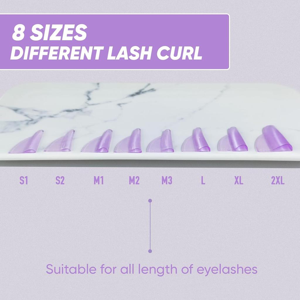 Lash Lift Rods Silicone Pads for Lash Lamination Shields 2024 Ultra Curl Flexible Reusable Curler DIY Eyeash Perm Lifting Pads
