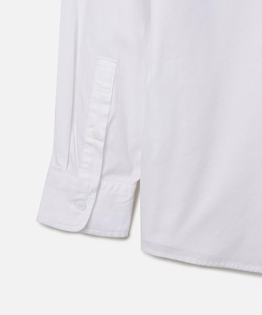 247Silijeu Compact Stretch Oxford Shirt White