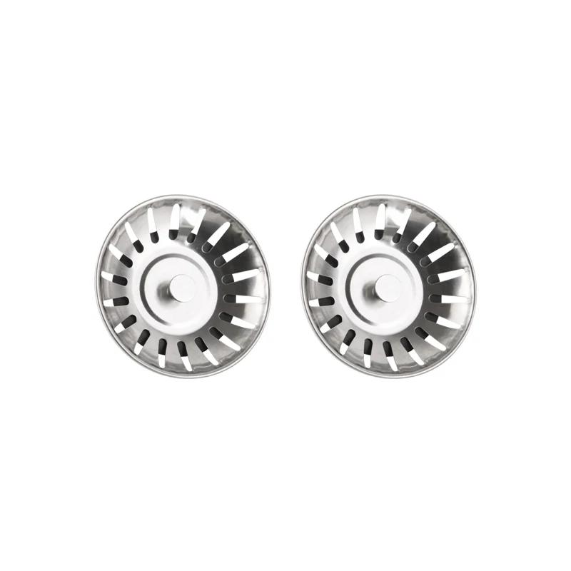 2 Piezas Colador Tapón para Fregadero de Cocina Tapón de Desagüe Filtro de Fregadero Filtre Colador de Fregadero Filtro Desagüe de Piso Herramientas de Cocina