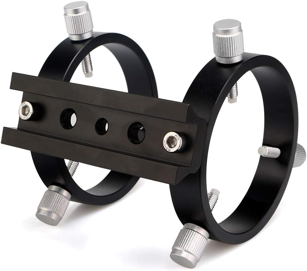 SVBONY SV116 Astronomical Telescope Guide Mounting Sterling Hoop Finder Mounting CNC Ideal for Astrophotography Accessory, Scope/Finder Bracket, +