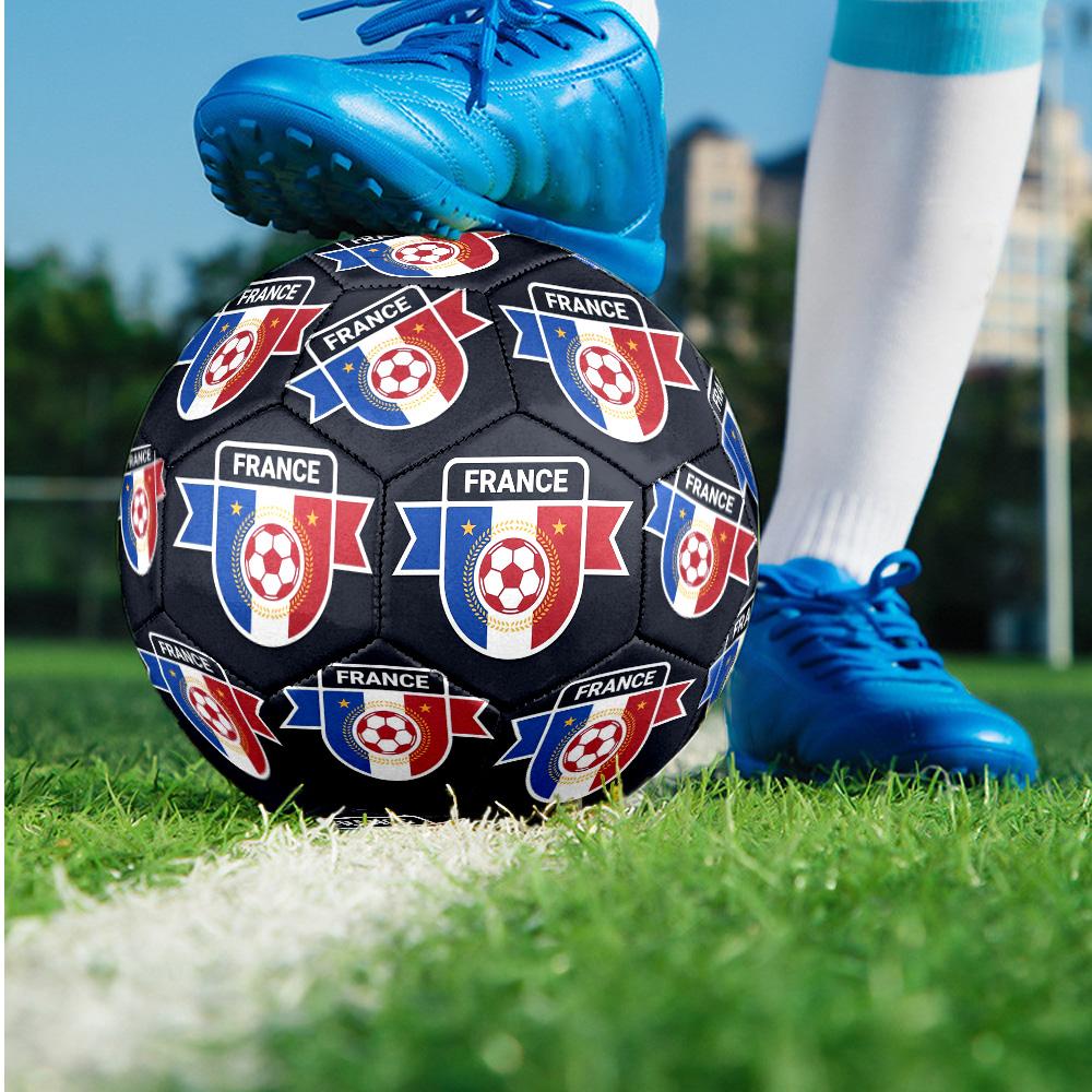 Squadra nazionale di calcio della Francia Tema Pallone da calcio Taglia 5 Pallone da calcio Tocco Morbido Pallone da calcio per Allenamento Professionale per Sport all'Aperto