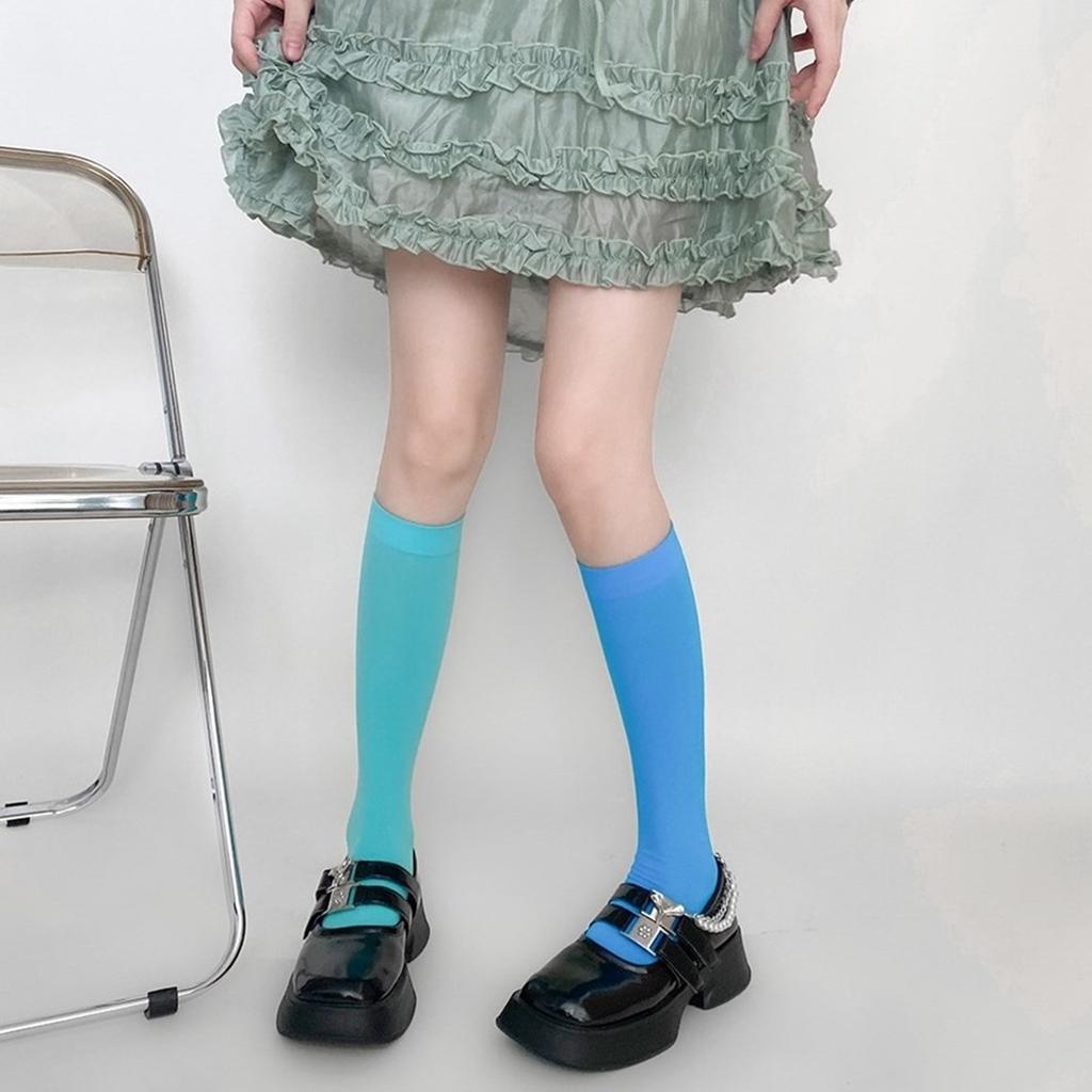 Women Knee High Socks Tube Socks Cute Colorful Knee High Stockings Tube Socks