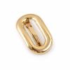 Gold Spring Hair Clip Elliptical Hollowed Out Ponytail Hairpins New Barrettes  Headwear