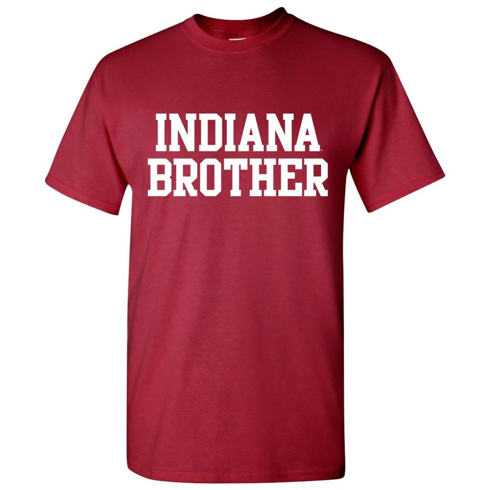 Indiana Brother Basic Block, Team Color T Shirt - Cardinal L
