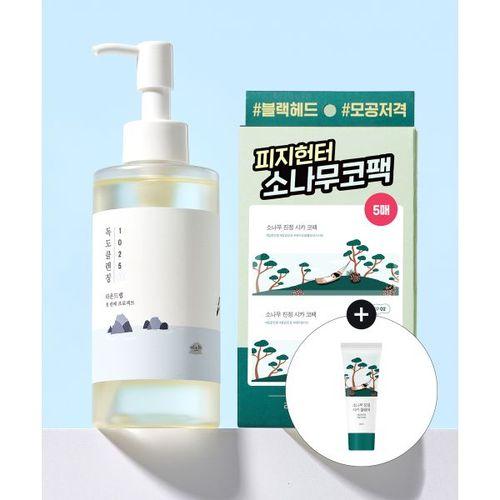 

ROUND LAB SET 1025 Очищающее средство Dokdo 200 мл + Маска для носа Pine Tree 5 листов