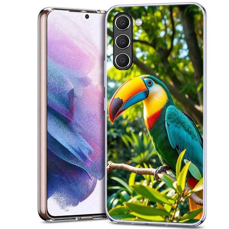 Keel-Billed Toucan Phone Case for Samsung A54 A14 A24 A34 A17 A37 A57 A55 A35 A25 A15 A13 A23 A33 A53 A07 A05S A04S A03 A73 Gala