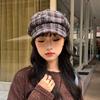 Herbst und Winter All-Match Newsboy Malerhut mit großem Kopf und kleinem Gesicht Schnabelmütze Barett