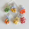 Creativity Mini Banana Pineapple Pendant Keychain Simulation Fruits Design Backpcak Hanging Piece Bag Charm Car Key Chain
