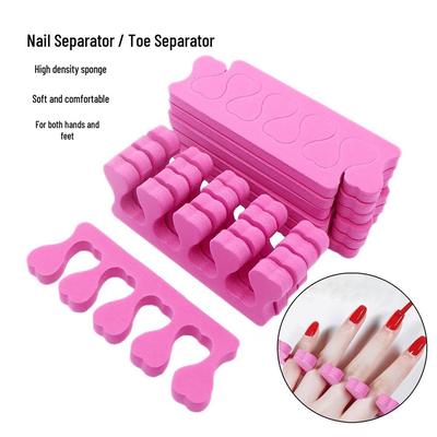 Herzförmiger EVA-Schwamm Zehentrenner & Nagellack-Applikator Werkzeug