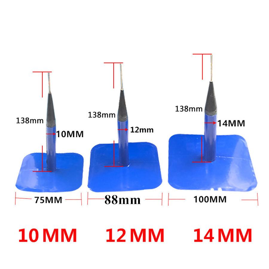 5PCS Tyre Plug Patch Auto Car Tire Puncture Repair Kit Wired Mushroom 88mm 12mm
