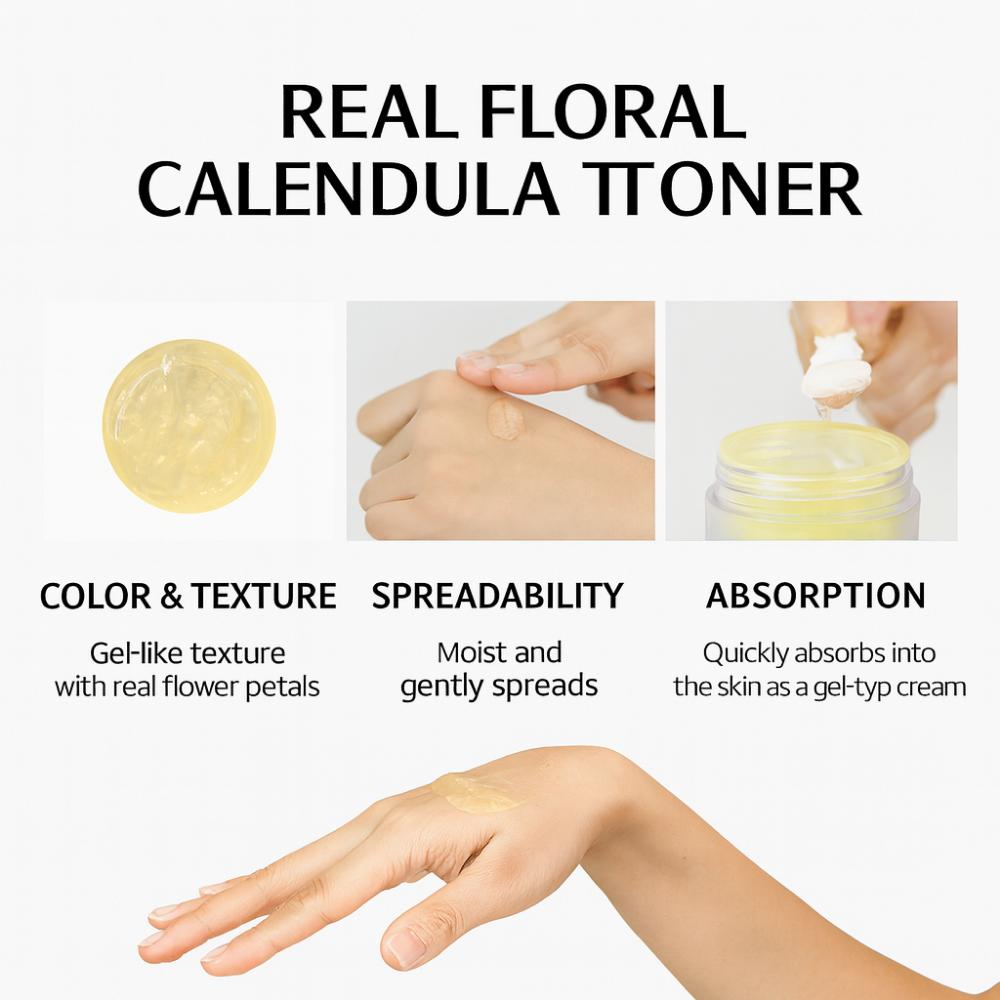 NACIFIC Real Floral Calendula Air Cream (100ml)