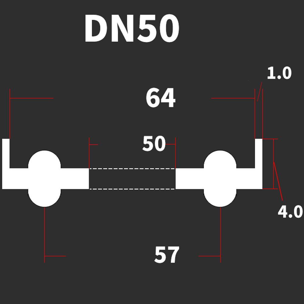 DN10-DN200 DIN Standard 3/4" 1.5" 2" -8" Tri Clamp EPDM Sanitary Seal Gasket Strip Homebrew