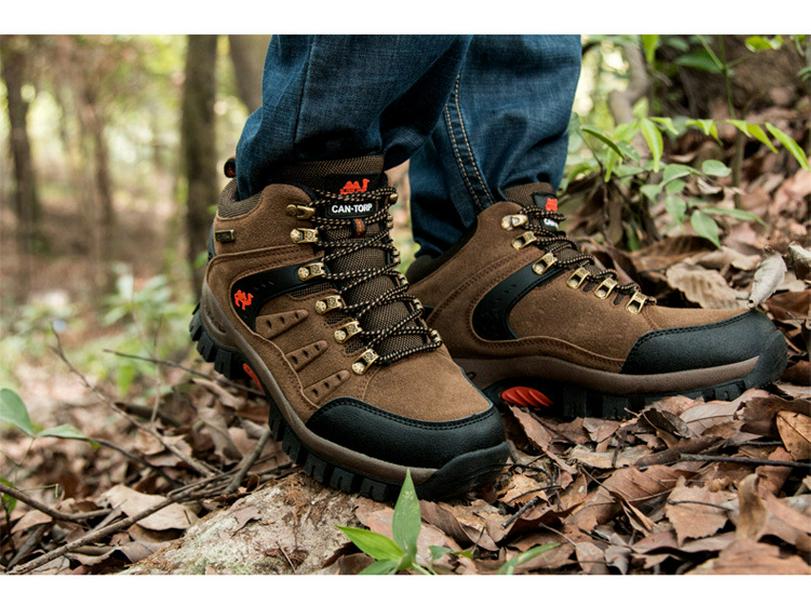 High-Top Unisex Hiking Shoes: Autumn/Winter Outdoor Climbing and Off-Road Sports Footwear