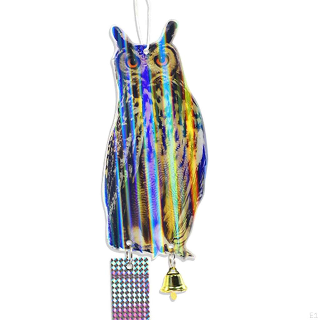 Effective Bird Deterrents - Solar Scarecrow with Owl Decoy for Gardens