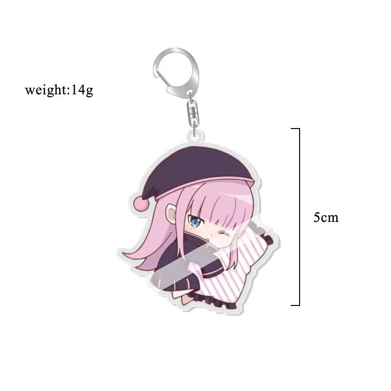 Anime Re:life in a Different World from Zero Schlüsselanhänger Kawaii Rem Ram Acryl Schlüsselanhänger Cartoon Figuren Anhänger Cosplay Schmuck