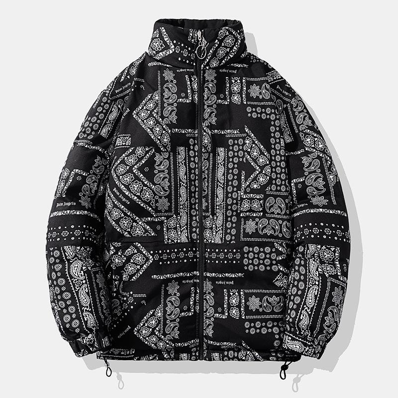 Unisex Winter Double-Sided Camouflage Cotton Jacket, Thickened Stand Collar Korean Style Coat