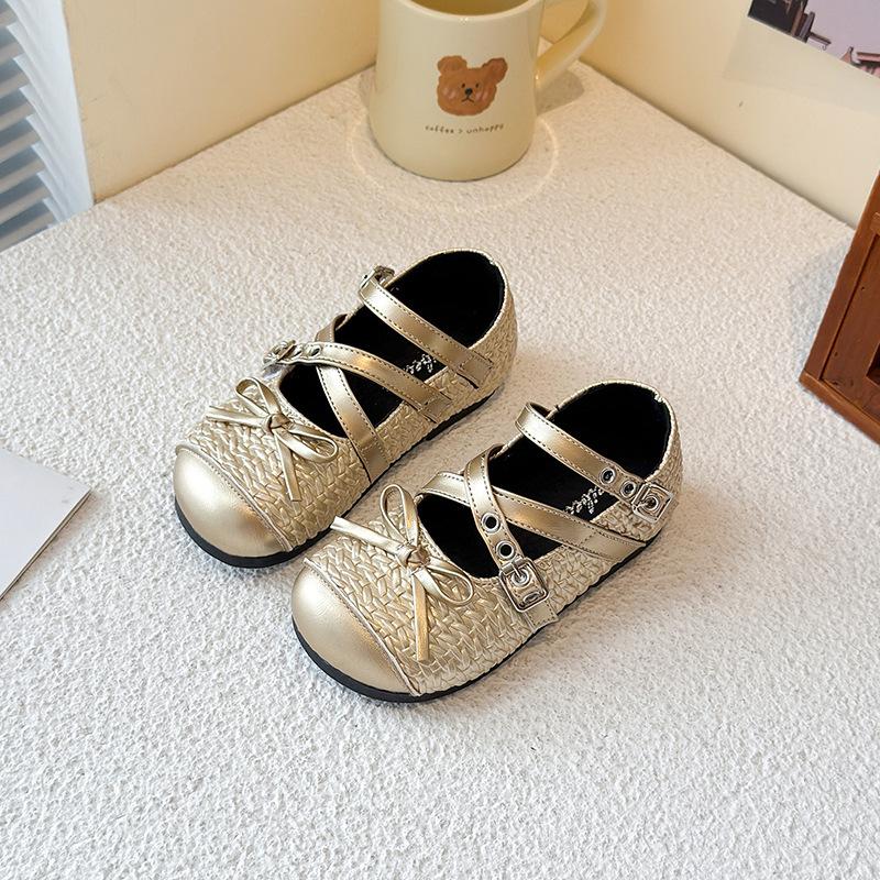 Girls Small Leather Shoes 2025 Spring and Autumn New Little Girl Mary Jane Soft Sole Single Shoes Children's Fashion Non-slip Princess Shoes