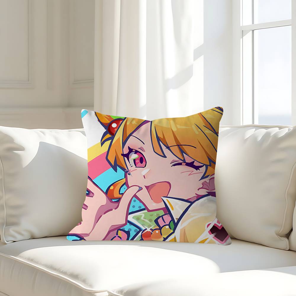 

S-Slash Girl E-Endless Run Cushion Cover Pillow Cover Decor Pillowcase Printed Cushion Case For Couch 16x16Inch