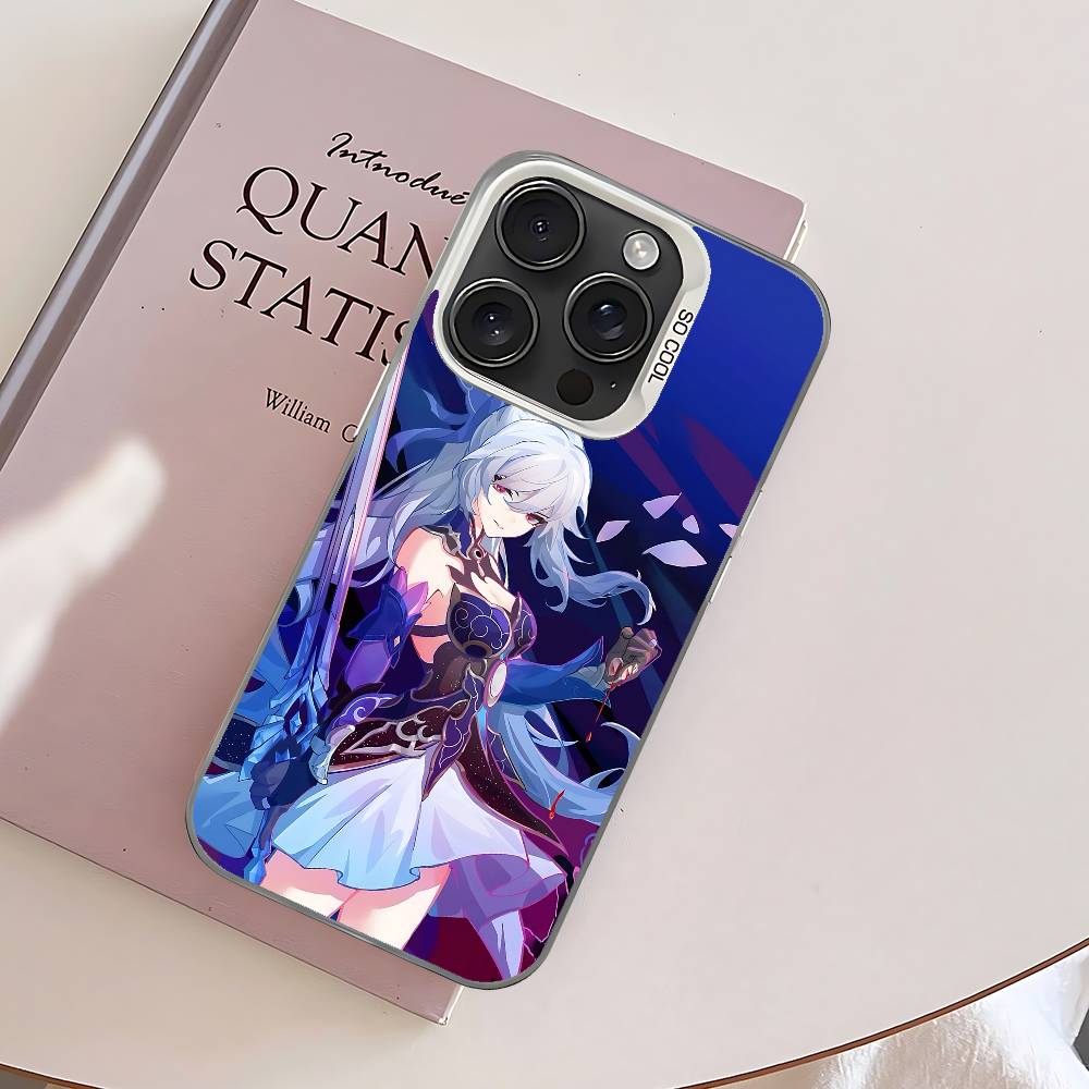 Jingliu Phone Case For IPhone 17 16 15 14 13 12 11 Pro Max Plus Color Shockproof Back Silver Cover