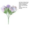 Artificial Flower Fake Peony Chrysanthemum Hydrangea Bouquet Faux Silk Floral Arrangements for Wedding Party Home Decor Table Centerpiece