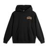 Li Ning Basketball Collection Hooded Loose Fit Letter Pullover Long Sleeved Fleece Lined Sweatshirt Men's Black AWDU503-1