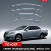 For Toyota CROWN 2005-2012 Car Window Visor Awning Shelters Windshield Side Window Rain Sun Shade Auto Accessories