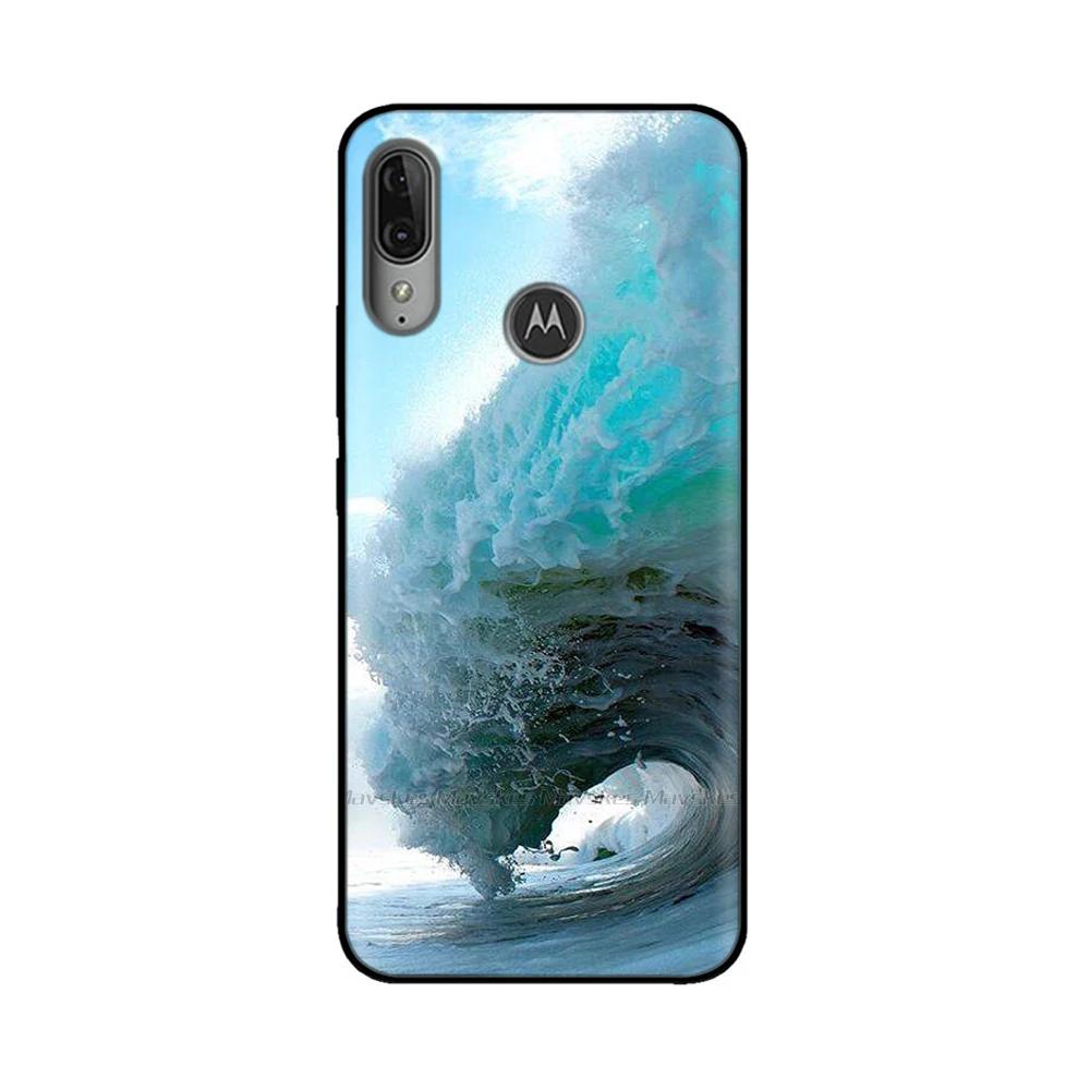 For Moto E6 Plus Case Soft Black Silicone Phone Back Cover For Motorola Moto E6 Play E6s 2020 MotoE6 Plus Case Cover Coque Funda