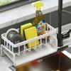 Stainless Steel Auto Drain Tray Partition Drain Rack Self-draining Sink Shelf  Kitchen
