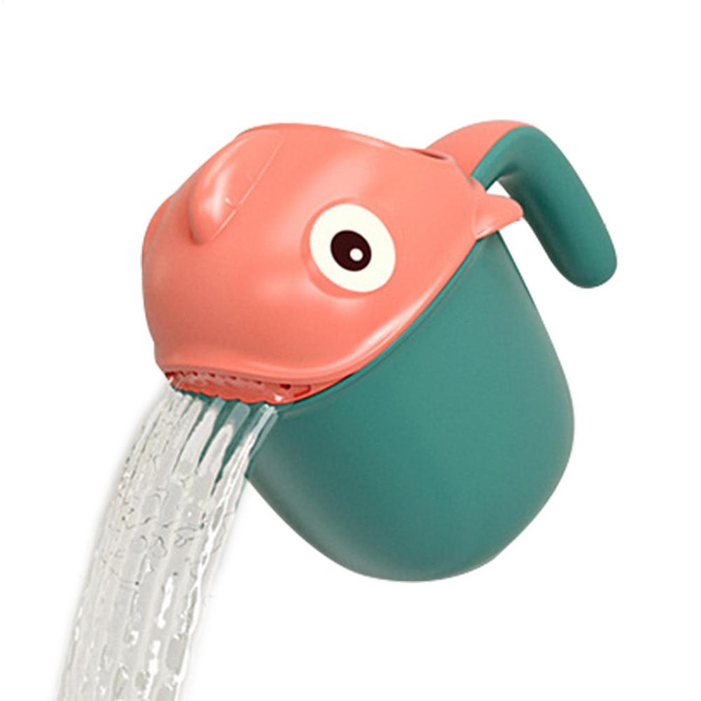 Shampoo Rinse Cup Cartoon Children's Shower Shampoo Cup Wash Hair Cup Shower Sprinkler Protection Bathroom Accessories For