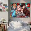 Anime Toilet Bound Hanako Kun Anime Tapestry Hippie Flower Wall Carpets Dorm Decor Cheap Hippie Wall Hanging