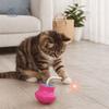 Jouet Laser Automatique pour Chat à Rotation 360° Chargement USB Jouet Basculeur Anti-Collision pour Chat Jouet Interactif Laser Infrarouge pour Animal de Compagnie