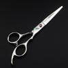 6.0-Inch Shenxinzhe Black Barber Hairdressing Scissors - Straight & Thinning Shears